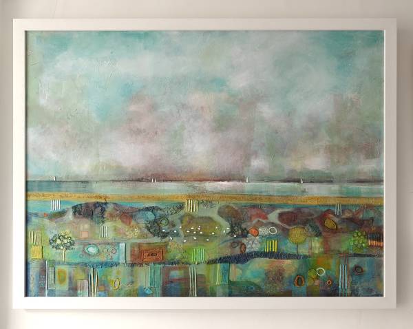 - Mixed Media on Paper, Painting by Julie Adlard, measuring 90 x 120 cm (H x W) framed at 98 x 129 cm £2100
